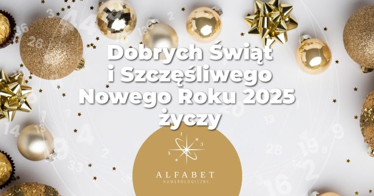 Numerologiczne życzenia bożonarodzeniowe